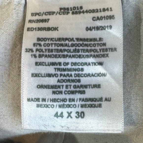 Dickies Jeans Mens 44x30 Gray Straight Leg Stretch Denim Pants Classic Fit - Picture 4 of 6